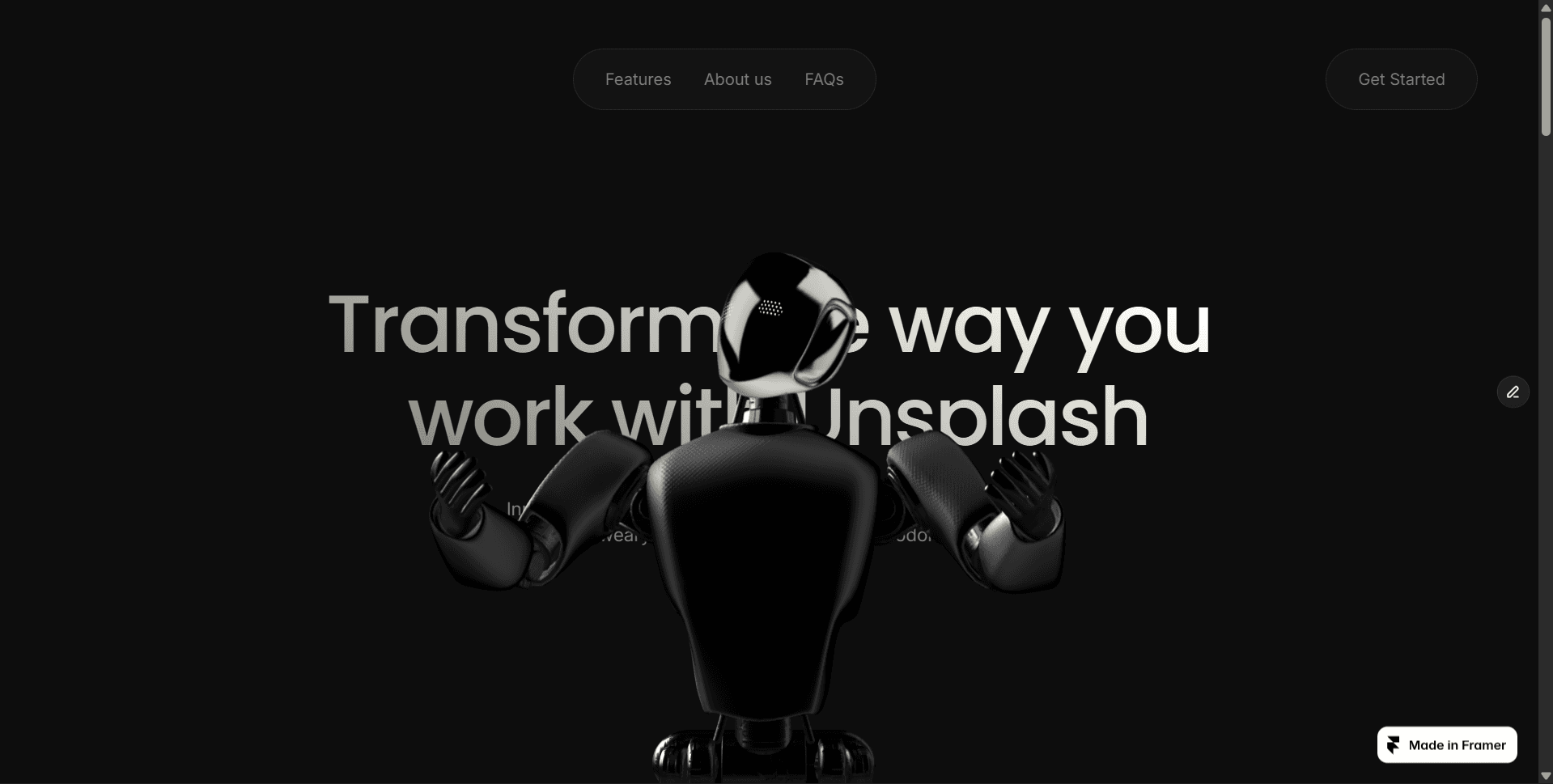 Unsplash static preview